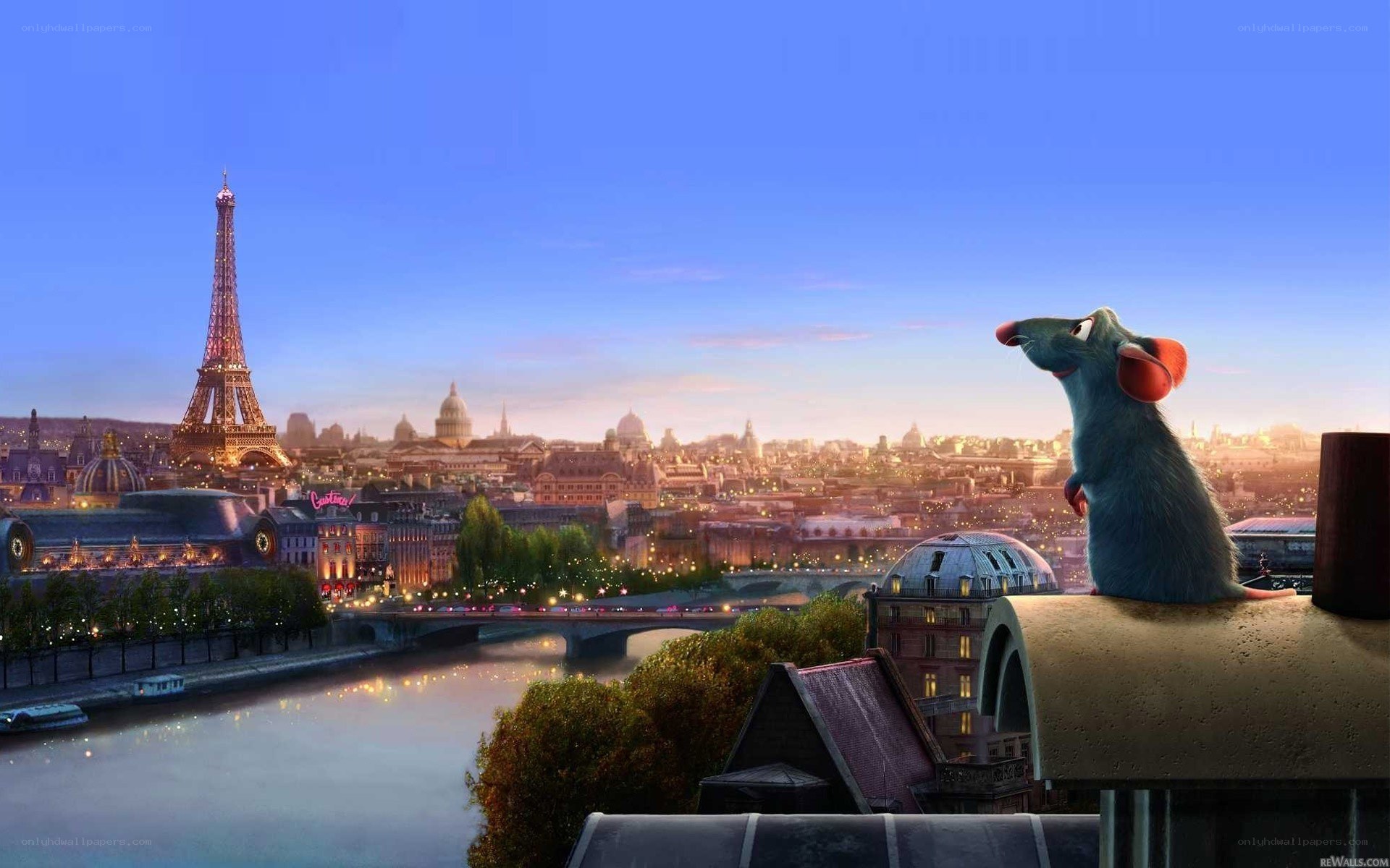 Remy overlooks Paris