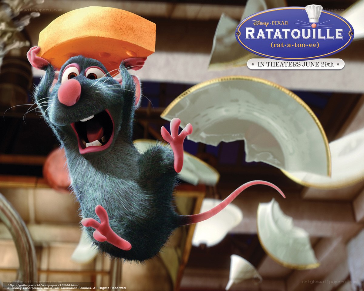 Remy the rat with cheese