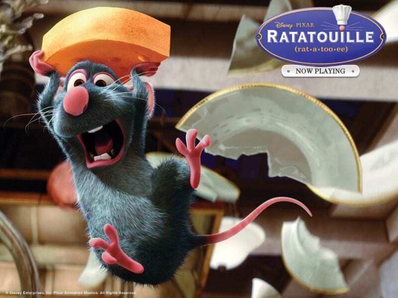 Remy the rat with cheese