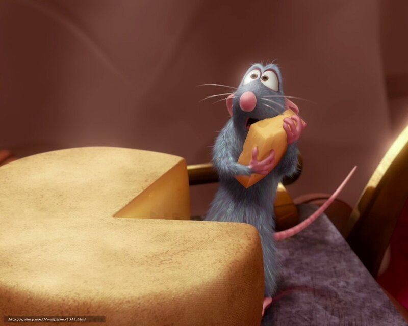 Remy the rat with cheese