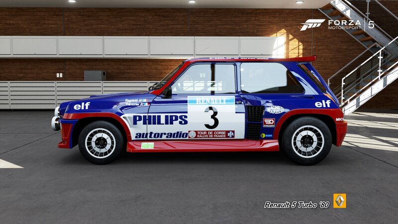 Renault 5 Turbo Rally Car — Blue, Neutral