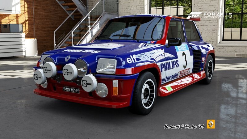 Renault 5 Turbo Rally Car — Blue