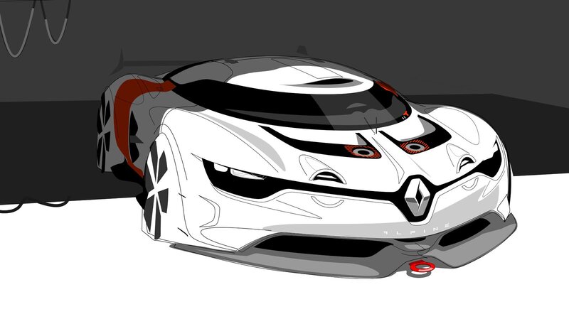 Renault Alpine concept car design