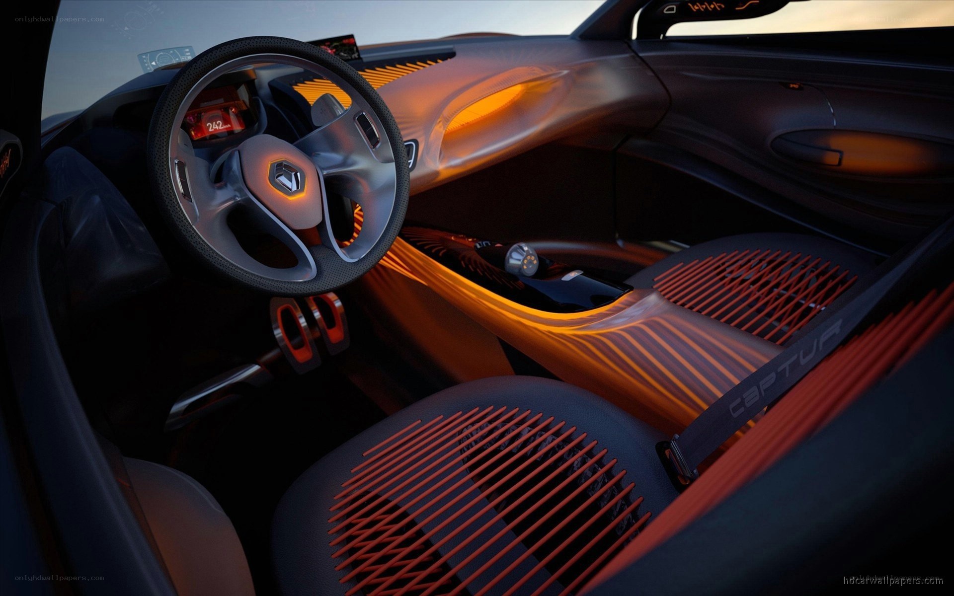 Renault Captur concept interior