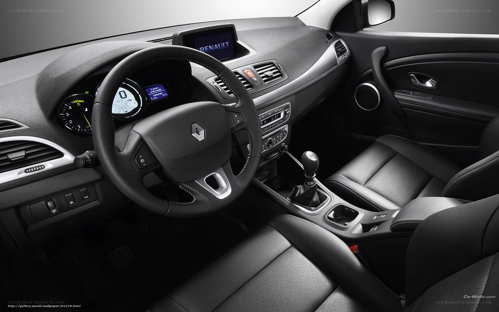 Renault car interior dashboard