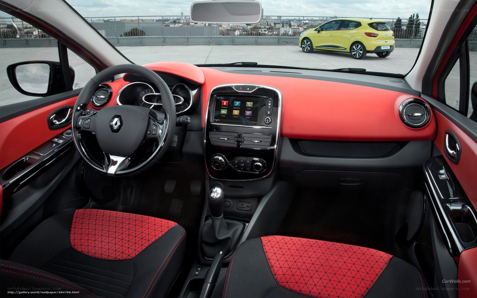 Renault Clio interior view
