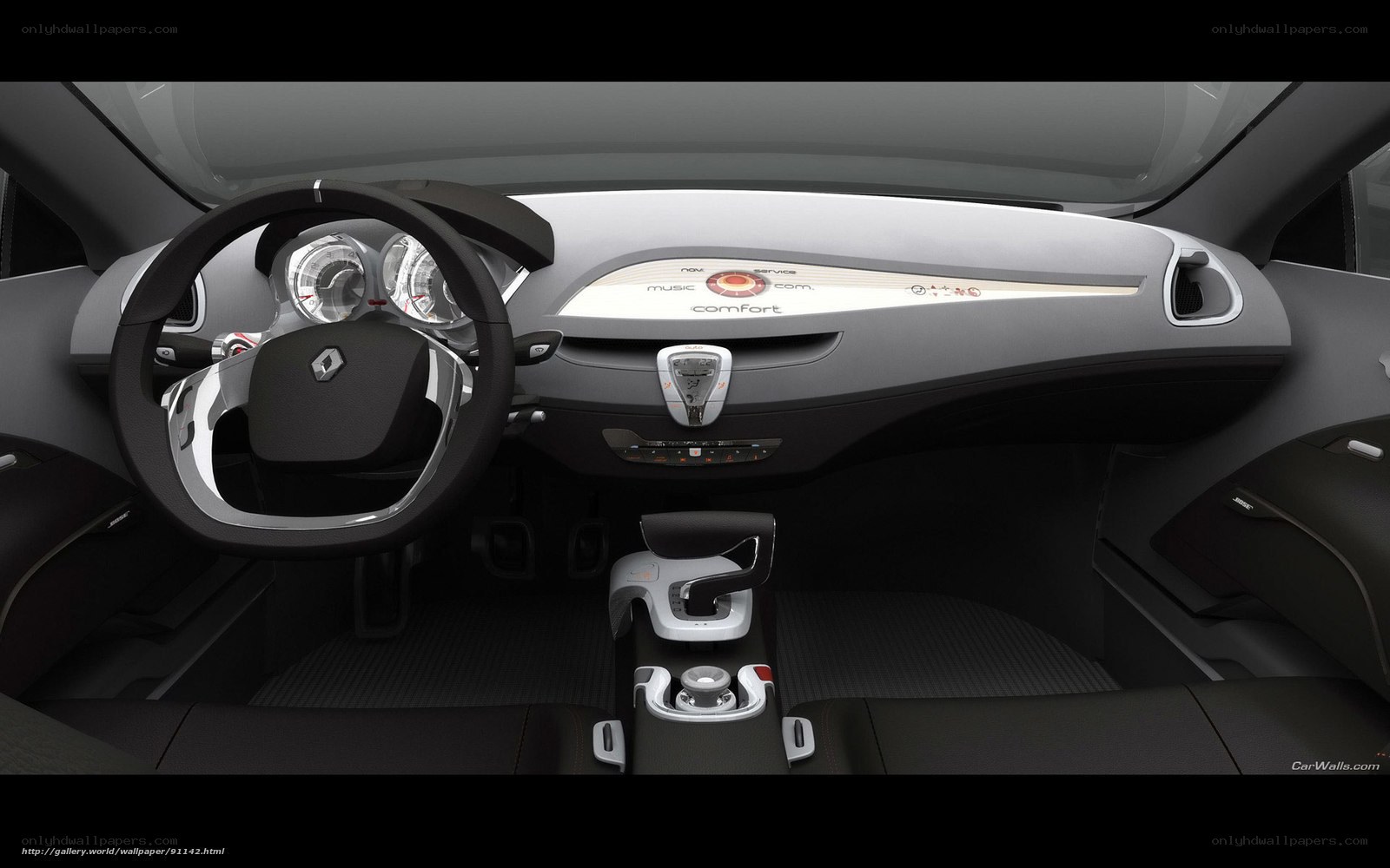 Renault concept car interior