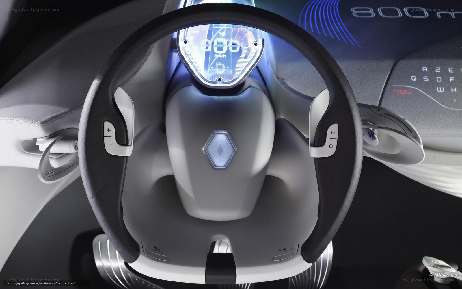 Renault concept car interior