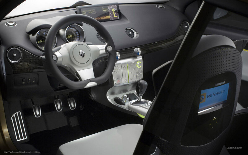 Renault concept car interior