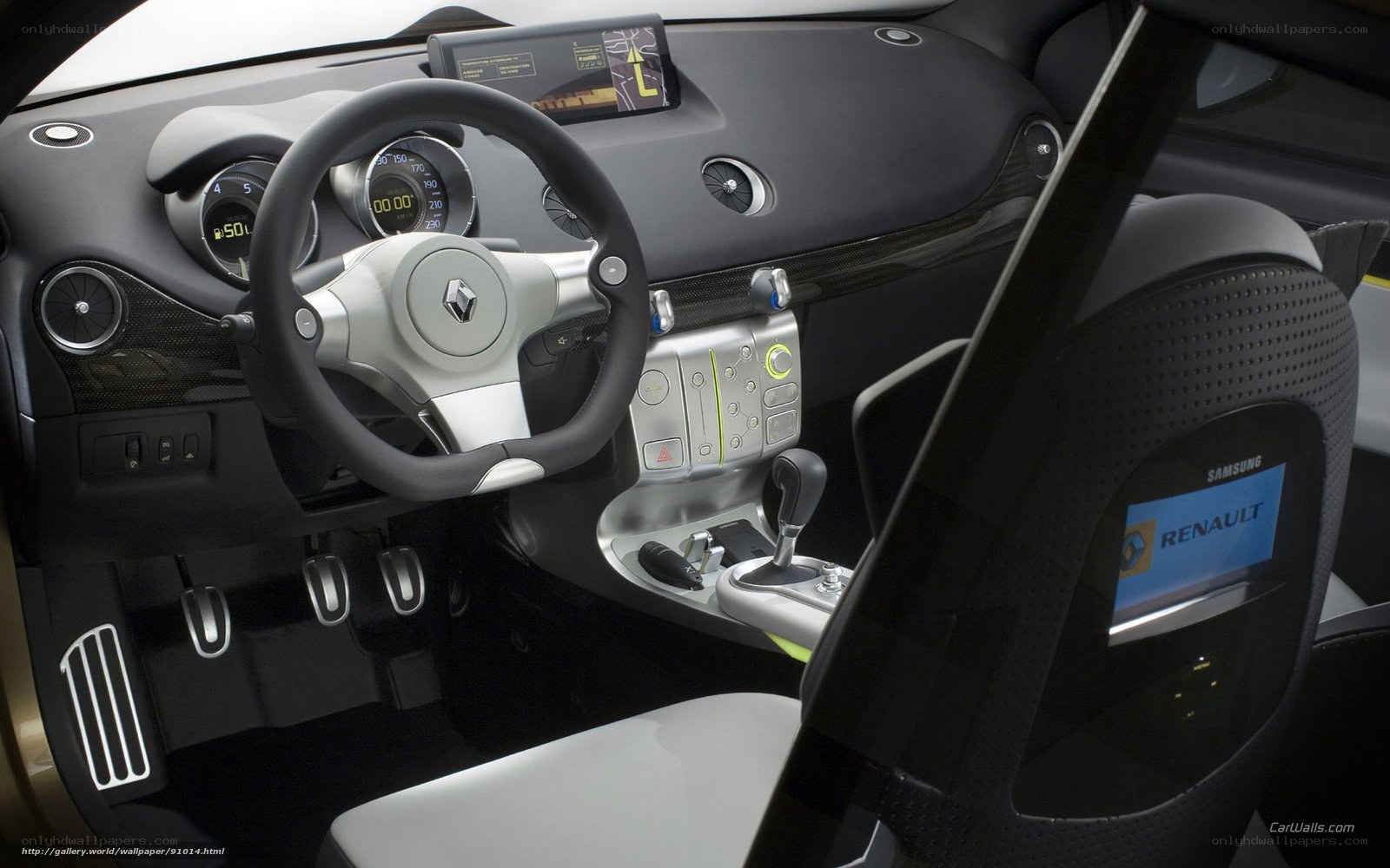 Renault concept car interior