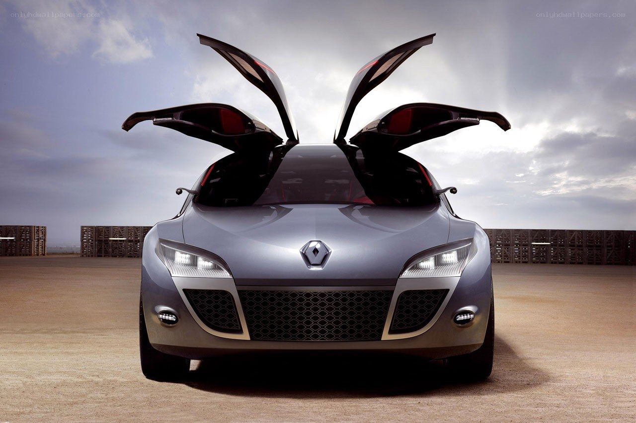 Renault concept car with open doors