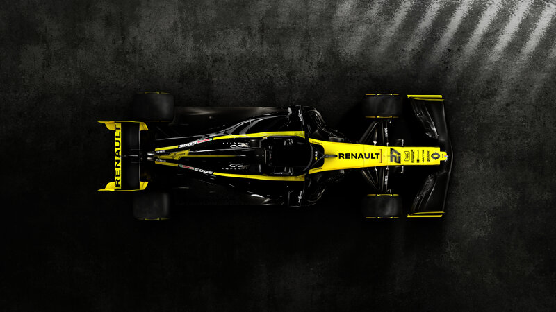 Renault Formula 1 Car — Black, Dramatic