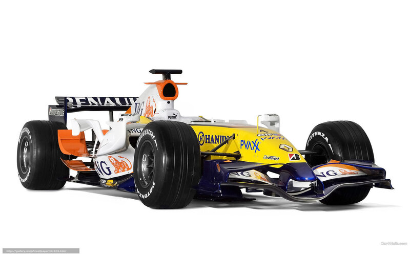 Renault Formula 1 Car — Yellow, Neutral