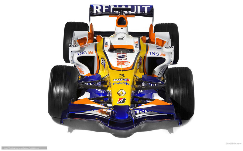 Renault Formula 1 Car — Yellow, Technical, Photograph