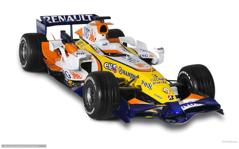 Renault Formula 1 Car — Yellow, Technical