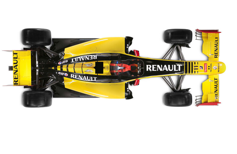 Renault Formula 1 Car — Yellow