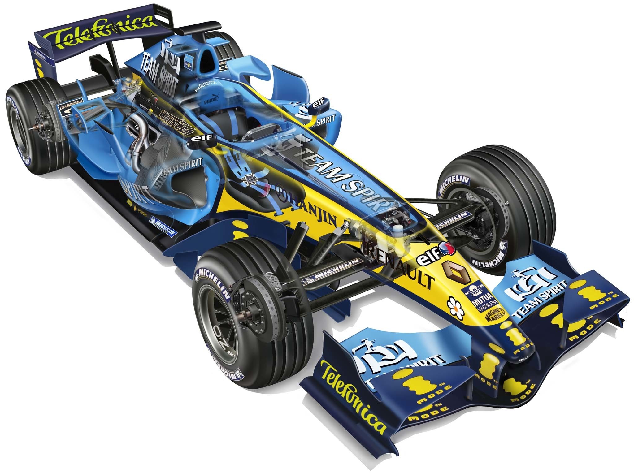Renault Formula 1 race car