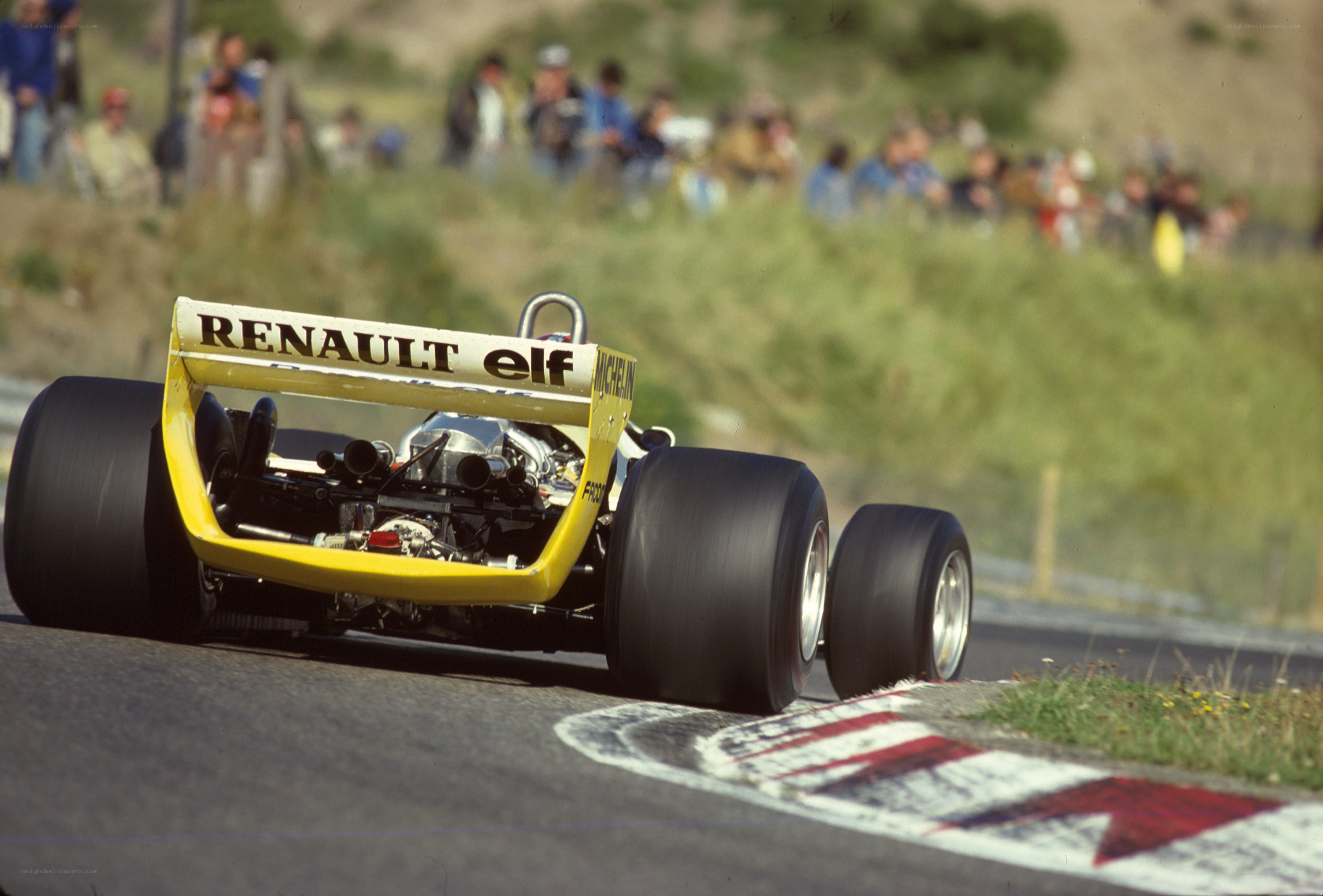 Renault Formula One car on track