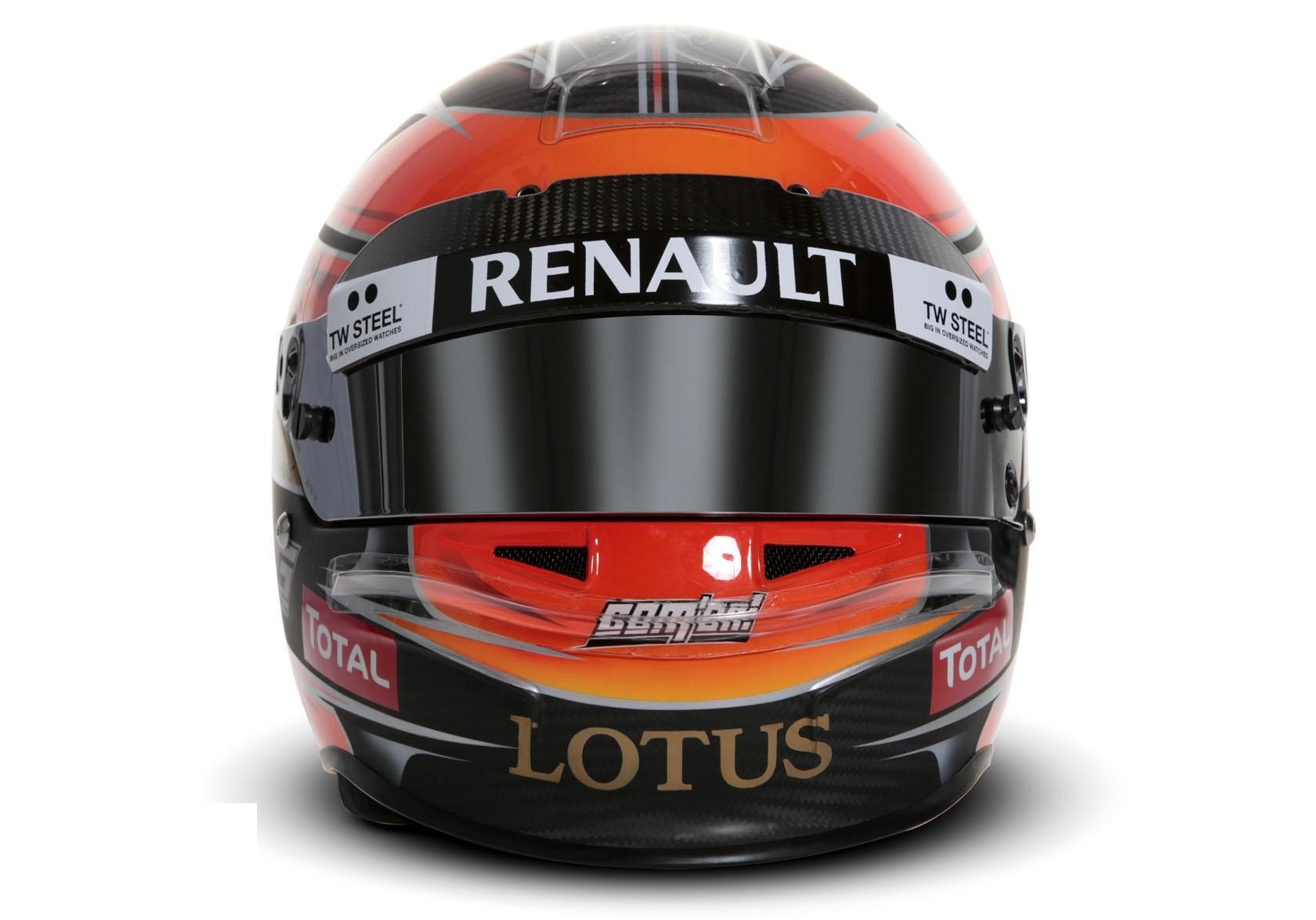 Renault Lotus racing helmet