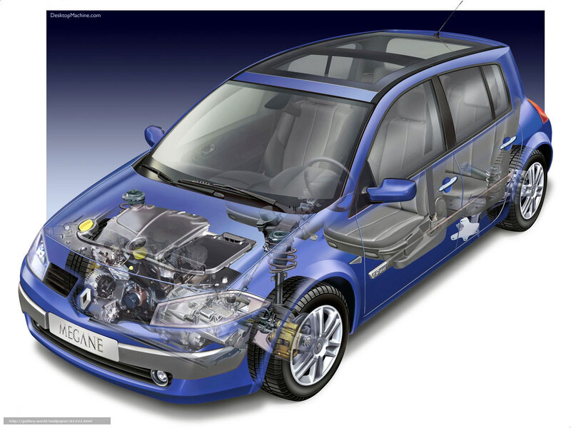 Renault Mégane cutaway diagram