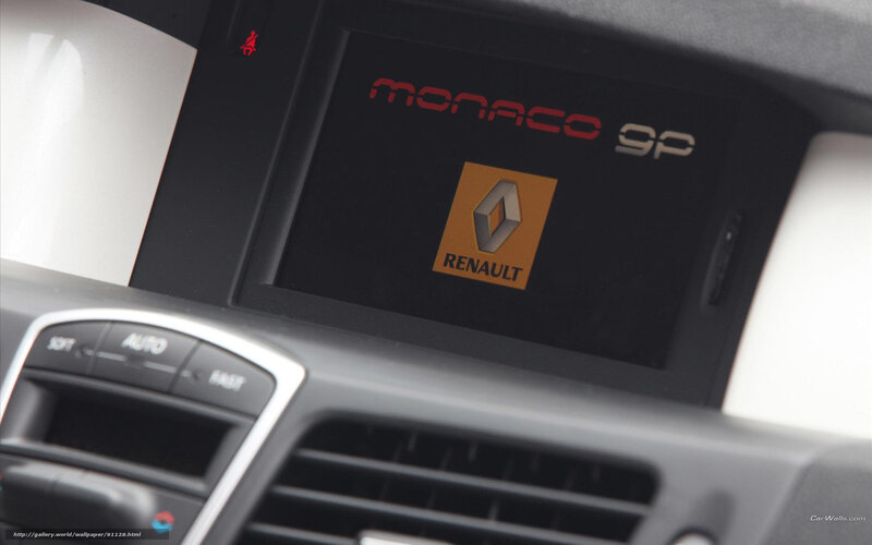 Renault Monaco GP dashboard