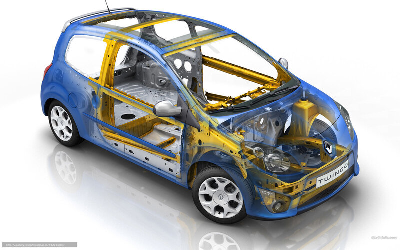 Renault Twingo car chassis