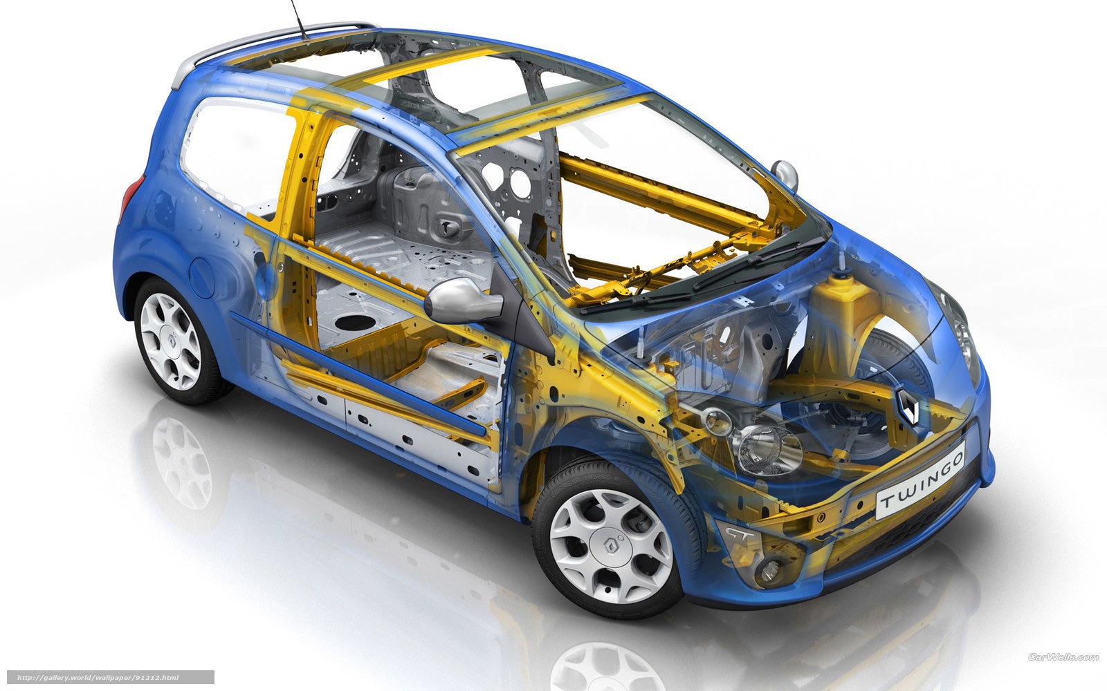 Renault Twingo car chassis