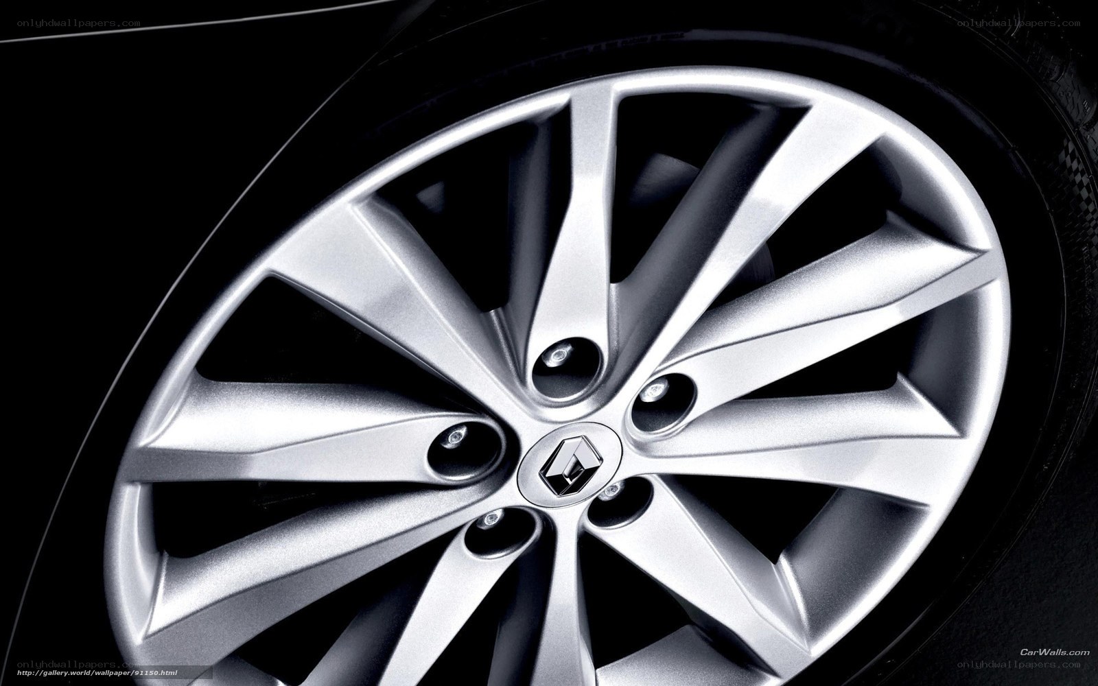 Renault wheel close-up