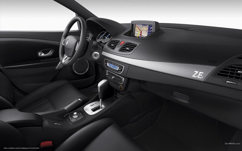 Renault ZE interior dashboard