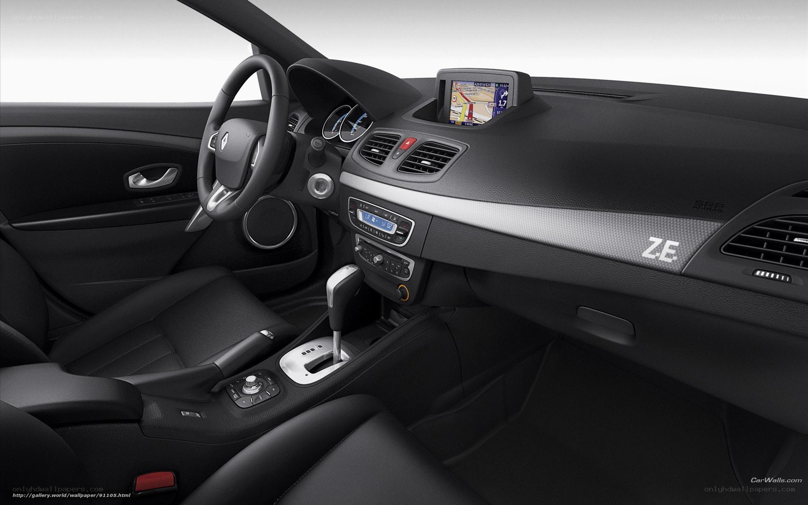 Renault ZE interior dashboard