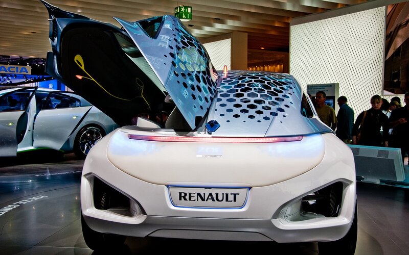 Renault Zoe Concept Car — White