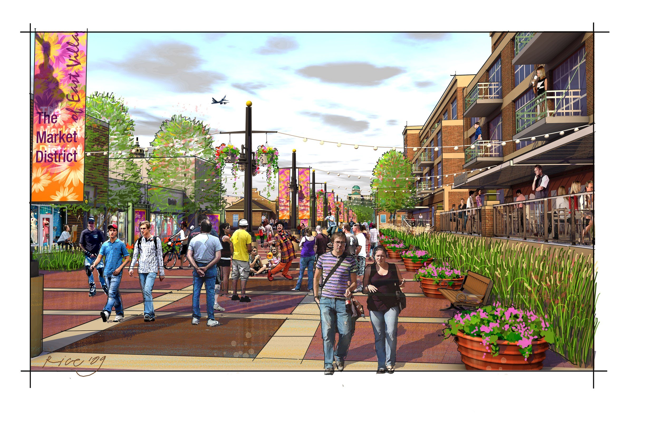 Rendering of Market District