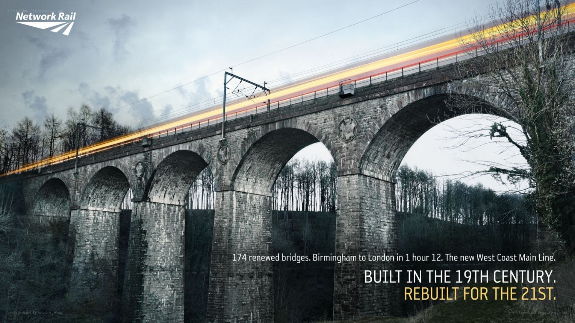 renewed railway bridge