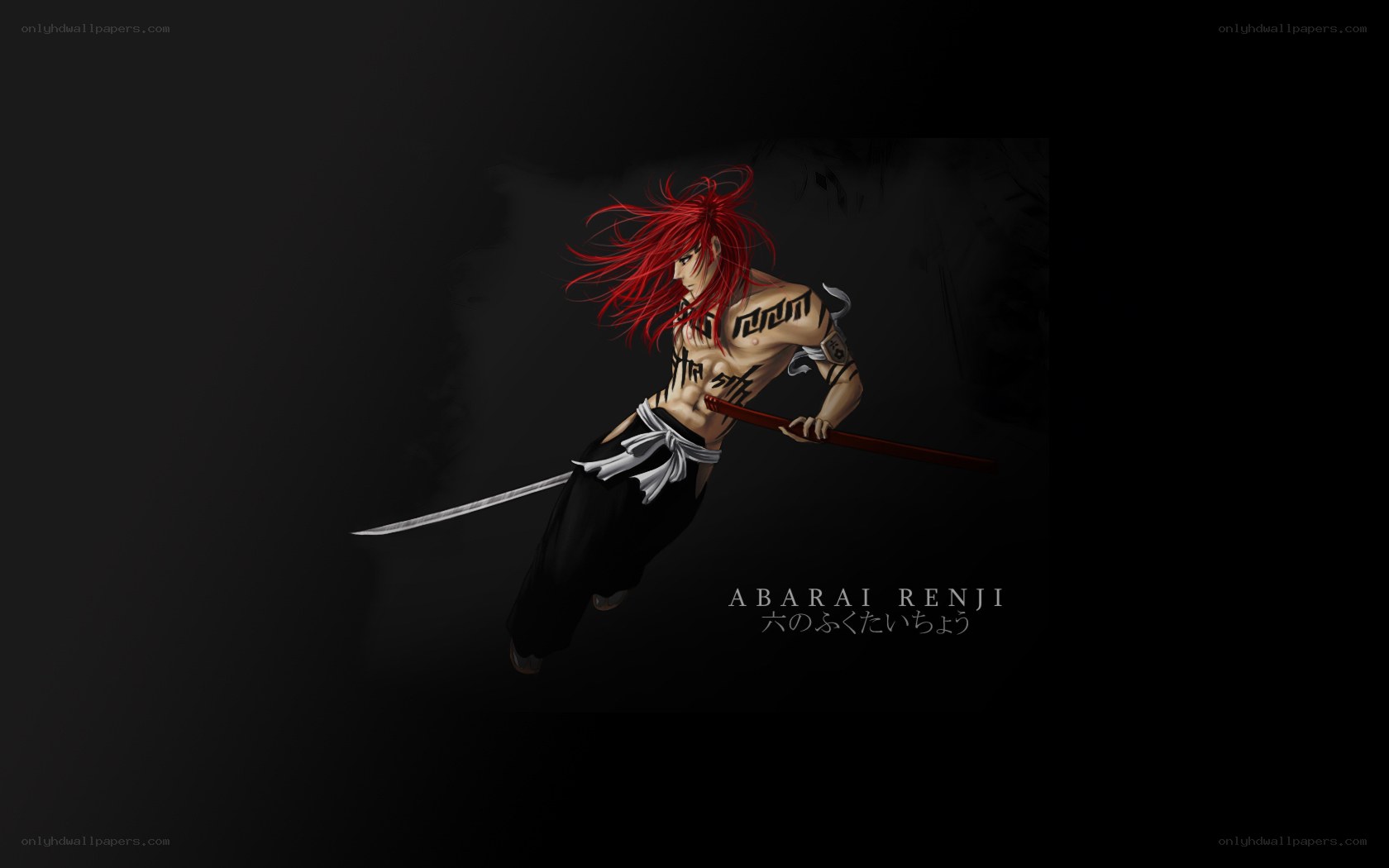 Renji Abarai in action