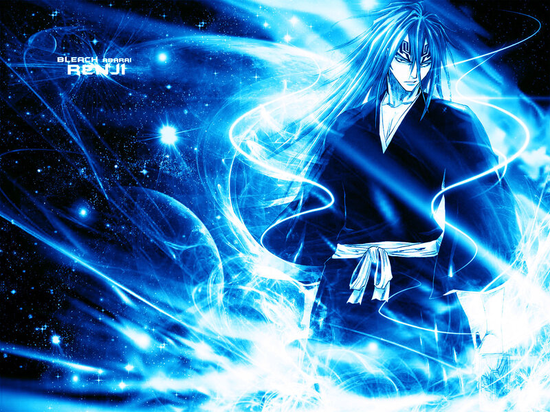 Renji Abarai in blue energy