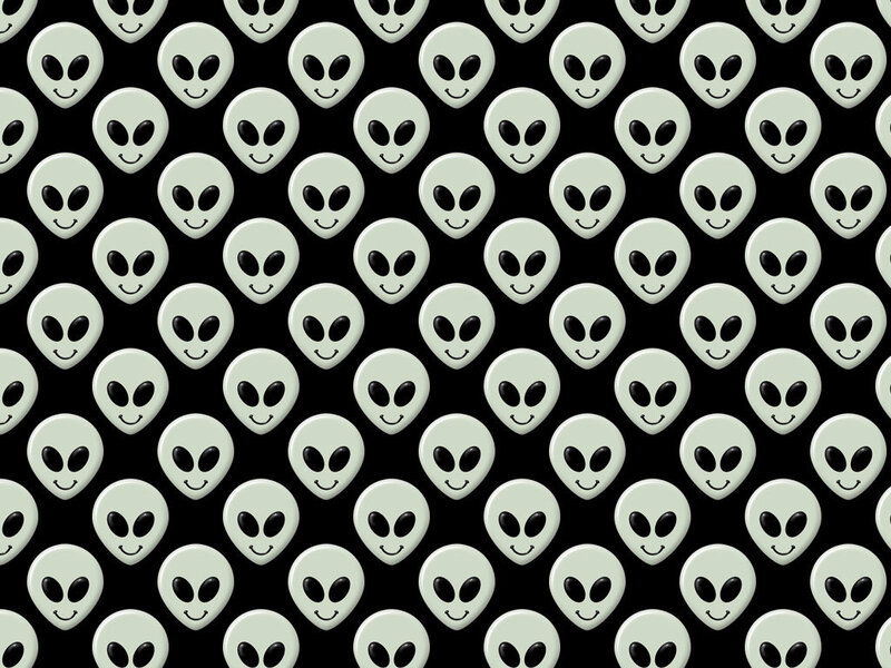 repeating alien pattern