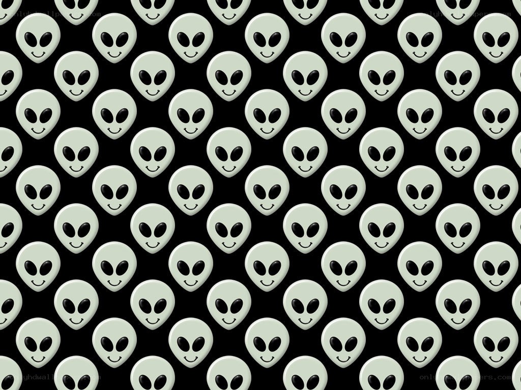 repeating alien pattern