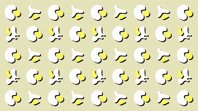 Repeating Bean Shapes