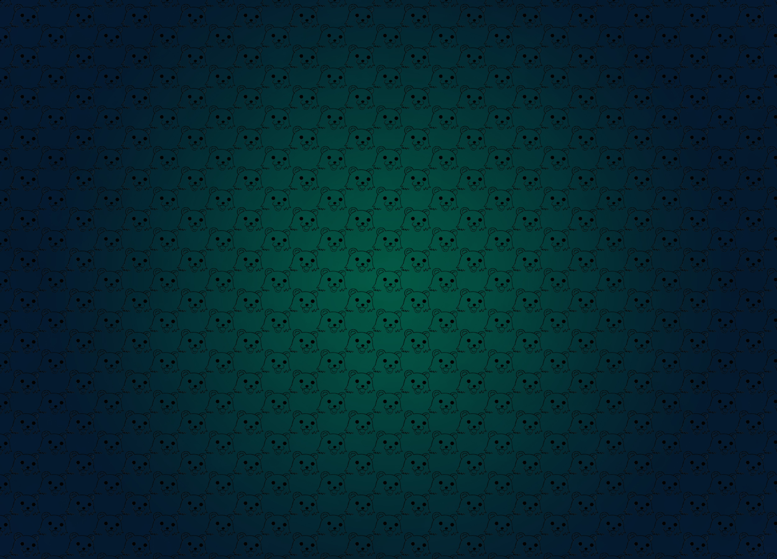 repeating bear pattern background