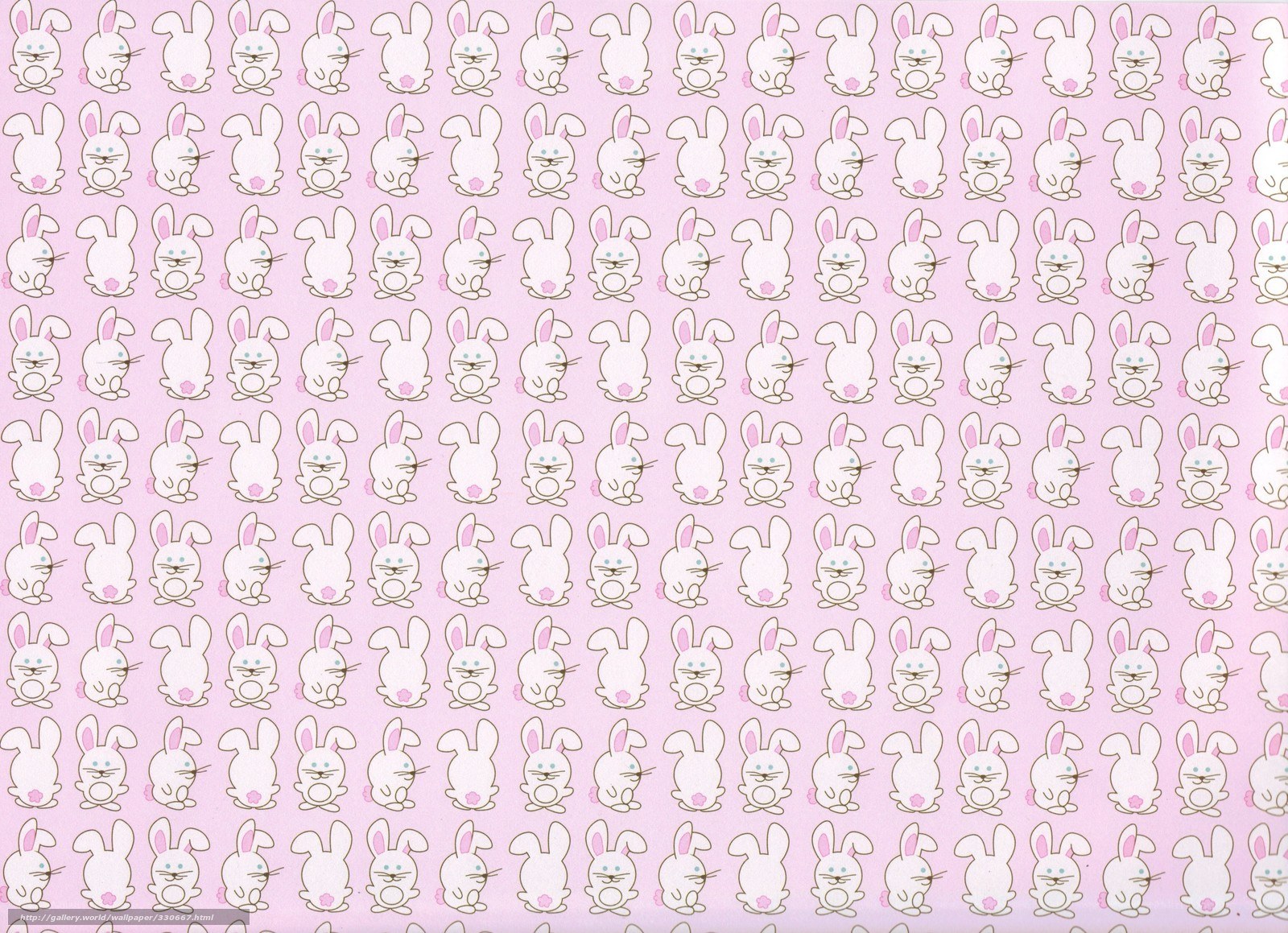 repeating bunny pattern