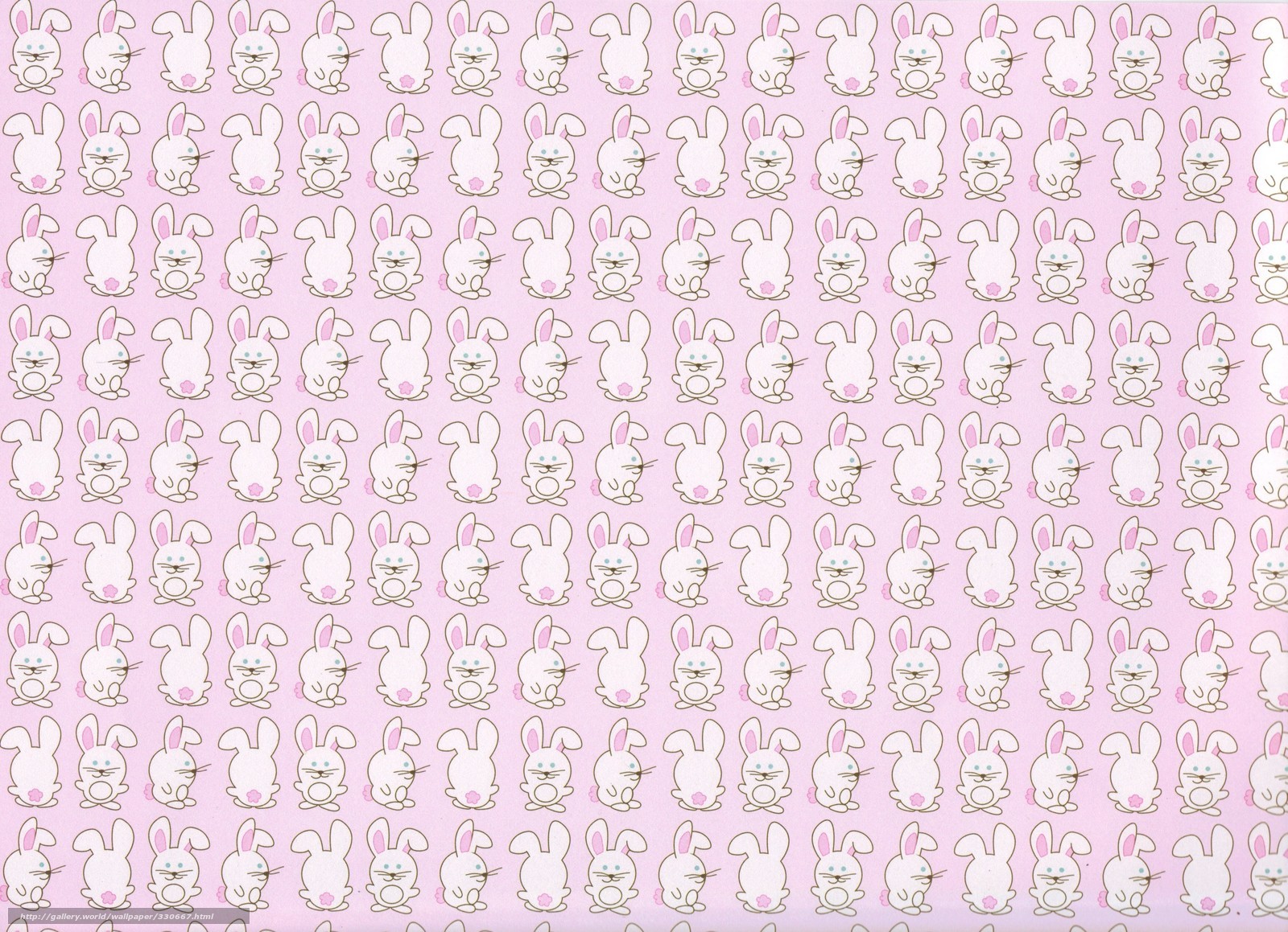 repeating bunny pattern
