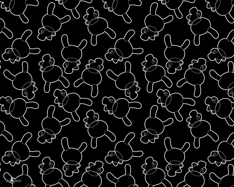 repeating cartoon character pattern