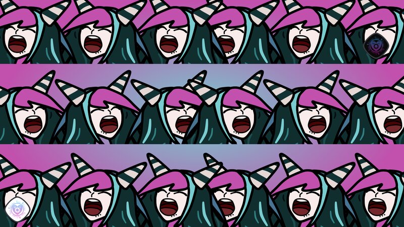 Repeating Cartoon Character