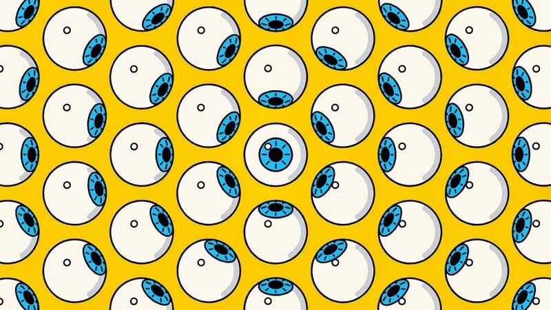 Repeating Eyeball Pattern