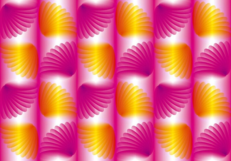 Repeating Fan Shapes