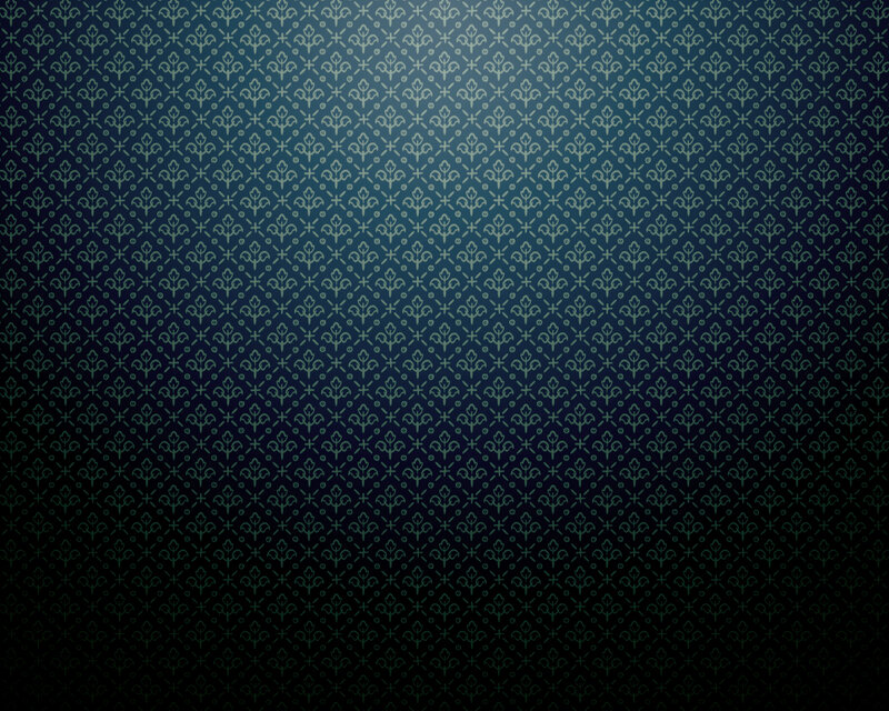 Repeating Floral Pattern — Blue, Calm