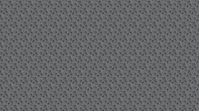 Repeating Floral Pattern — Gray