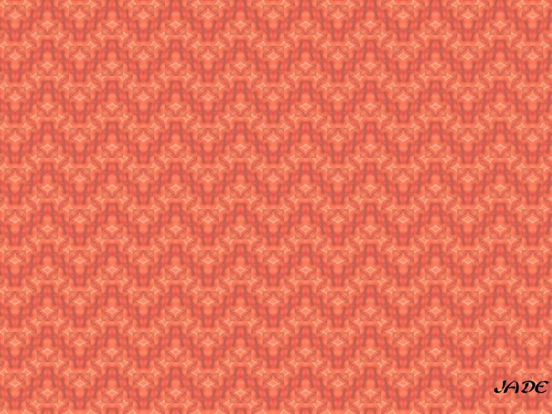 Repeating Geometric Pattern — Orange