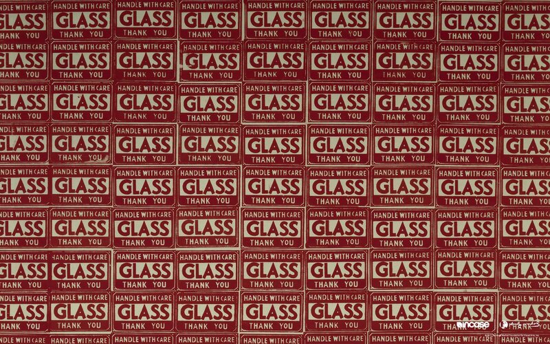 Repeating glass handling labels