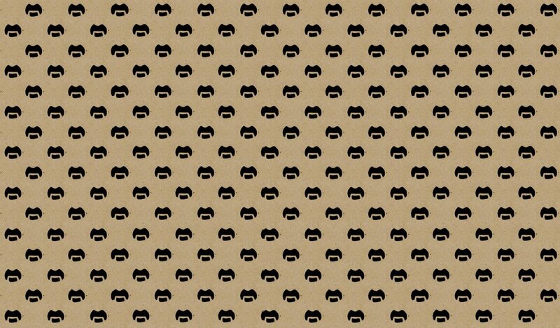 repeating mustache pattern